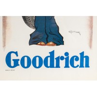 Grafika reklamowa opon Goodrich. Z tygodnika L'Illustration. Francja, XX w.
